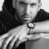 Emporio Armani Classic Black Dial Black Leather Strap Watch For Men - AR1860 Authentic Buy Shop Now