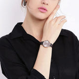 Emporio Armani Classic Quartz Pink Dial Brown Leather Strap Watch For Women - AR1911 Authentic Buy Shop Now