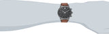 Emporio Armani Classic Chronograph Black Dial Brown Leather Strap Watch For Men - AR1919 Authentic Buy Shop Now