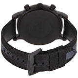 Emporio Armani Luigi Chronograph Quartz Black Dial Two Tone Nylon Strap Watch For Men - AR1948 Authentic Buy Shop Now