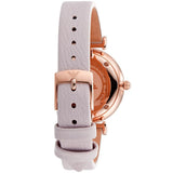 Emporio Armani Gianni T Bar Mother Of Pearl Pink Dial Pink Leather Strap Watch For Women - AR1958 Authentic Buy Shop Now