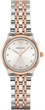 Emporio Armani Alpha Silver Dial Two Tone Steel Strap Watch for Women - AR1962 Authentic Buy Shop Now