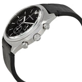 Emporio Armani Zeta Chronograph Black Dial Black Leather Strap Watch for Men - AR1975 Authentic Buy Shop Now