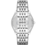 Emporio Armani Zeta Black Dial Silver Steel Strap Watch for Men - AR1977 Authentic Buy Shop Now