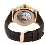 Emporio Armani Epoca White Skeletal Dial Black Leather Strap Watch For Men - AR2073 Authentic Buy Shop Now