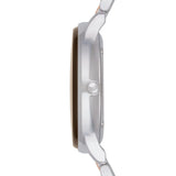 Emporio Armani Classic Beige Dial Two Tone Steel Strap Watch for Men - AR2070 Authentic Buy Shop Now