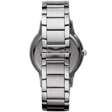 Emporio Armani Classic Quartz White Dial Silver Steel Strap Watch For Men - AR2430 Authentic Buy Shop Now