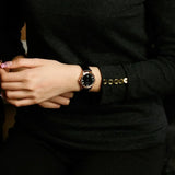 Emporio Armani Classic Black Dial Black Leather Strap Watch for Women - AR2445 Authentic Buy Shop Now