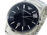 Emporio Armani Sportivo Black Dial Silver Stainless Steel Watch For Men - AR2457 Authentic Buy Shop Now