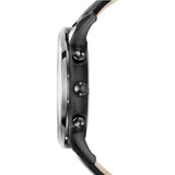 Emporio Armani Sportivo Chronograph Black Dial Black Leather Strap Watch For Men - AR2461 Authentic Buy Shop Now