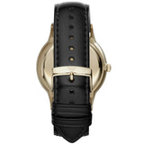 Emporio Armani Renato Quartz Grey Dial Black Leather Strap Watch For Men - AR11049 Authentic Buy Shop Now