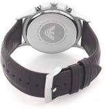 Emporio Armani Renato Chronograph Black Dial Brown Leather Strap Watch For Men - AR2482 Authentic Buy Shop Now