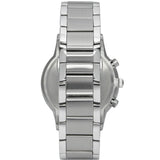 Emporio Armani Renato Chronograph Blue Dial Silver Steel Strap Watch For Men - AR2486 Authentic Buy Shop Now