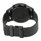 Emporio Armani Renato Chronograph Black Dial Black Mesh Bracelet Watch For Men - AR2498 Authentic Buy Shop Now