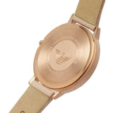 Emporio Armani Gianni T-Bar Quartz Rose Gold Dial Pink Leather Strap Watch For Women - AR11001 Authentic Buy Shop Now