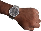 Emporio Armani Renato Quartz Grey Dial Silver Steel Strap Watch For Men - AR2514 Authentic Buy Shop Now
