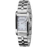 Emporio Armani Donna Mother Of Pearl White Dial Silver Steel Strap Watch for Women - AR3167 Authentic Buy Shop Now
