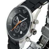 Emporio Armani Sportivo Chronograph Black Dial Black Strap Watch For Men - AR5858 Authentic Buy Shop Now
