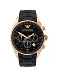 Emporio Armani Sportivo Black Dial Black Steel Strap Watch For Women - AR5906 Authentic Buy Shop Now
