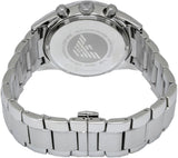 Emporio Armani Sportivo Chronograph Silver Dial Silver Steel Strap Watch For Men - AR5963 Authentic Buy Shop Now