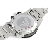 Emporio Armani Bracelet Collection Black Dial Silver Steel Strap Watch For Men - AR5970 Authentic Buy Shop Now