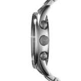 Emporio Armani Tazio Chronograph Black Dial Silver Steel Strap Watch for Men - AR5980 Authentic Buy Shop Now