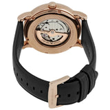 Emporio Armani Luigi Automatic Silver Dial Black Leather Strap Watch For Men - AR60013 Authentic Buy Shop Now