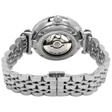 Emporio Armani Gianni T-Bar Automatic Silver Dial Silver Steel Strap Watch For Women - AR60022 Authentic Buy Shop Now
