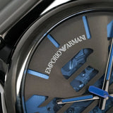 Emporio Armani Meccanico Automatic Grey Dial Grey Steel Strap Watch For Men - AR60029 Authentic Buy Shop Now