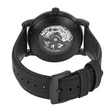 Emporio Armani Meccanico Quartz Black Dial Black Leather Strap Watch For Men - AR60032 Authentic Buy Shop Now