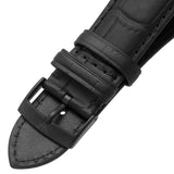 Emporio Armani Meccanico Automatic Black Dial Black Leather Strap Watch For Men - AR60042 Authentic Buy Shop Now