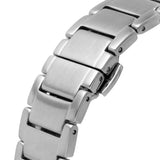Emporio Armani Meccanico Chronograph Automatic Green Dial Silver Steel Strap Watch For Men - AR60053 Authentic Buy Shop Now