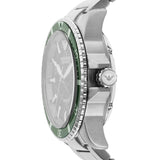 Emporio Armani Three Hand Green Dial Silver Steel Strap Watch For Men - AR11338 Authentic Buy Shop Now