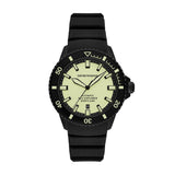 Emporio Armani Sea Explorer Automatic Yellow Dial Black Silicone Strap Watch For Men - AR60085 Authentic Buy Shop Now