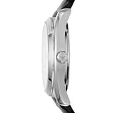 Emporio Armani Analog White Dial Black Leather Strap Watch For Women - AR6026 Authentic Buy Shop Now