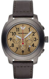 Emporio Armani Delta Chronograph Brown Dial Brown Leather Strap Dial Watch For Men - AR6055 Authentic Buy Shop Now