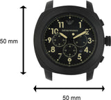 Emporio Armani Sportivo Chronograph Black Dial Black Leather Strap Watch for Men - AR6061 Authentic Buy Shop Now