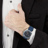 Emporio Armani Sigma Chronograph Blue Dial Blue Silicone Strap Watch for Men - AR6068 Authentic Buy Shop Now