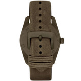 Emporio Armani Sportivo Quartz Silver Dial Brown Leather Strap Watch For Men - AR6079 Authentic Buy Shop Now