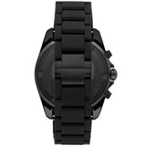 Emporio Armani Sportivo Chronograph Black Dial Black Silicone Strap Watch For Men - AR6092 Authentic Buy Shop Now