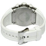 Emporio Armani Sportivo Analog Quartz White Dial White Rubber Strap Watch For Men - AR6103 Authentic Buy Shop Now