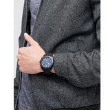 Emporio Armani Sigma Chronograph Blue Dial Black Silicone Strap Watch For Men - AR6121 Authentic Buy Shop Now