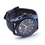 Emporio Armani Sportivo Chronograph Blue Dial Blue Nylon Strap Watch for Men - AR6132 Authentic Buy Shop Now