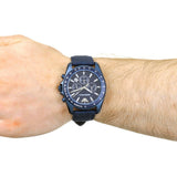 Emporio Armani Sportivo Chronograph Blue Dial Blue Nylon Strap Watch for Men - AR6132 Authentic Buy Shop Now