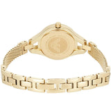 Emporio Armani Chiara Silver Dial Gold Steel Strap Watch for Women - AR7363 Authentic Buy Shop Now