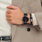 Emporio Armani Classic Quartz Black Dial Black Leather Strap Watch For Men - AR1692 Authentic Buy Shop Now