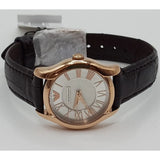 Emporio Armani Classic White Dial Brown Leather Strap Watch For Men - AR9035 Authentic Buy Shop Now
