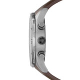 Emporio Armani Sportivo Chronograph Black Dial Brown Silicone Strap Watch for Men - AR9501 Authentic Buy Shop Now