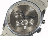 Emporio Armani Sportivo Chronograph Brown Dial Brown Steel Strap Watch For Men - AR5950 Authentic Buy Shop Now