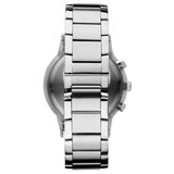 Emporio Armani Renato Chronograph Blue Dial Silver Steel Strap Watch For Men - AR11164 Authentic Buy Shop Now